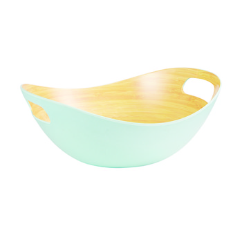 Blue Bowl Wood Innerbowl With Handels