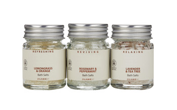 Mini bath salts set