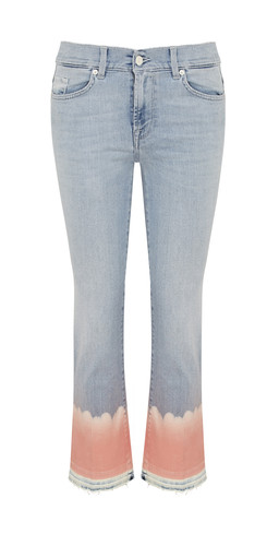 Peach Trim Jeans