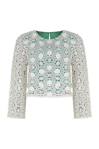 Floral Top Neck