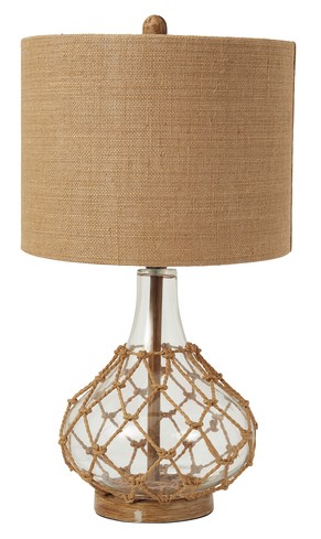 Brown Table Lamp With Shade