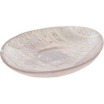 Eierschale, Pink Silbergemustert