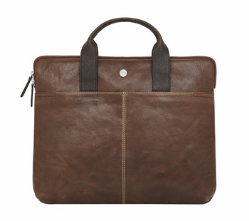 Brown Leather Laptop Bag