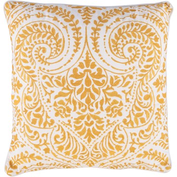 Kissen, Gelbgemustert