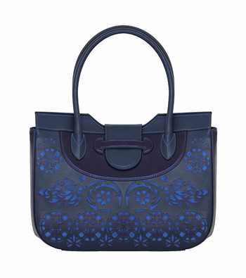 Blaue Tasche