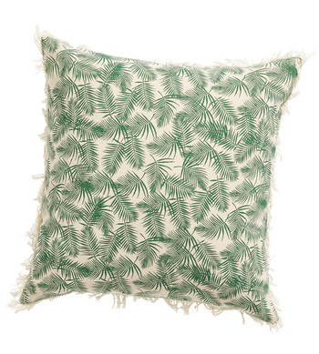 Kissen mit Blättern