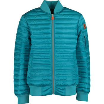 Turqoise Padded Bomber Jacket