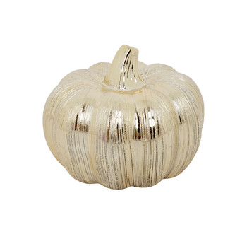 Gold Ornamental Pumpkin