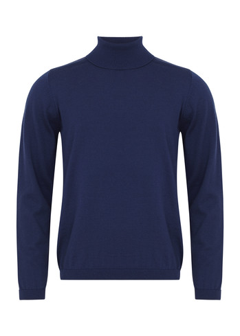 Navy Turtleneck Jumper
