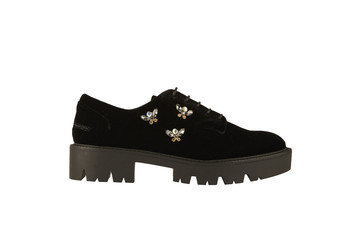 Black velvet shoes_