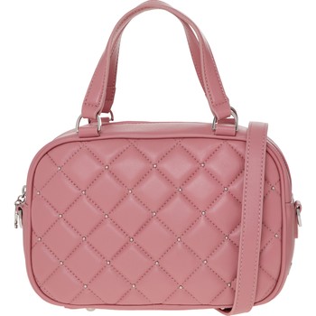 Leather Blush Quilted Cross Body Bag