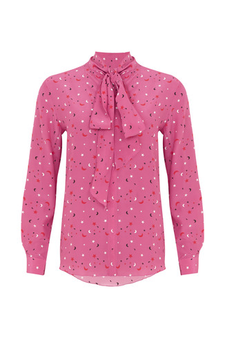 Pink Moon & Star Blouse