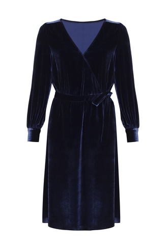 PAUL & JOE_BLUE VELVET DRESS