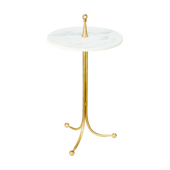 Marble Top & Gold Base Coffee Table