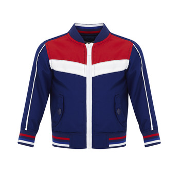 Blue White and Red Jacket