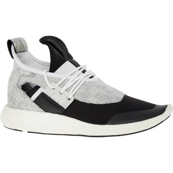 Black and White Wash Run Trainers