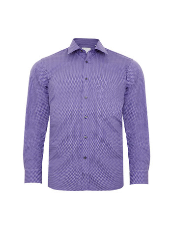 Purple & White Shirt