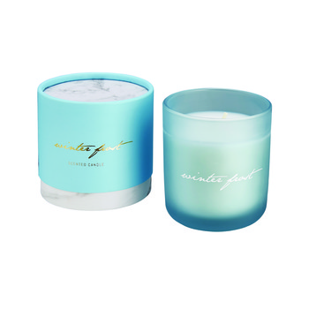 bluemarblecasewintercandle