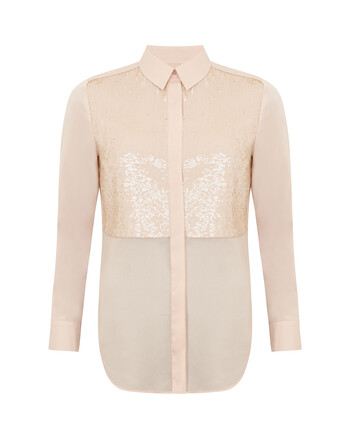 PEACH SPARKLE TOP