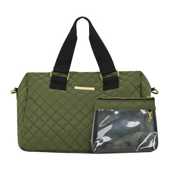 Green and Gold Quilted Bag