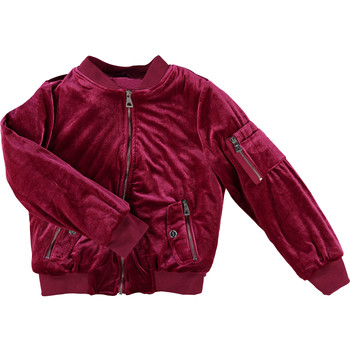 Berry Velvet Bomber