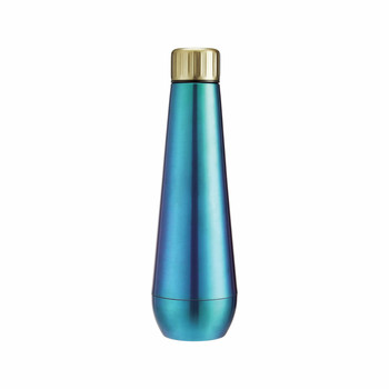 Blue Purple Silver Drink Container