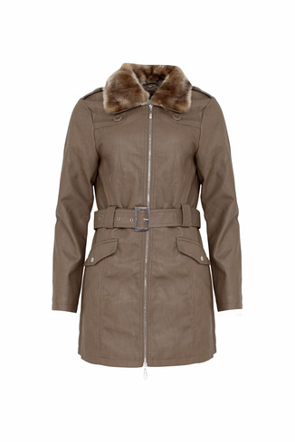 Faux Leather Jacket