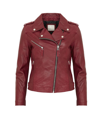 Red Biker Jacket