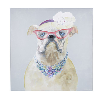 Pug Queen Painting