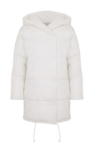 White Puffa Coat