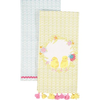 Geschirrtücher, Osterkranz