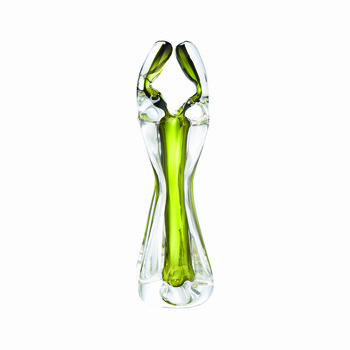 greenglasstwopeopleornament