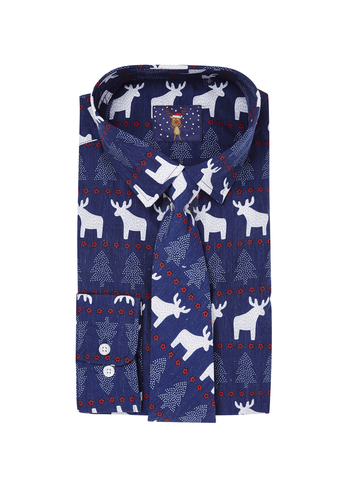 Simon Banks_festive shirt and tie set