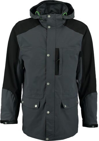 Grey and Black Outdoor Coat