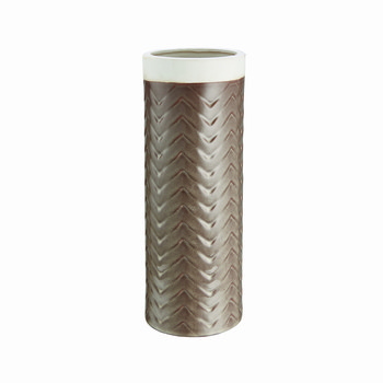 limewash_brownzigzagceramicvase