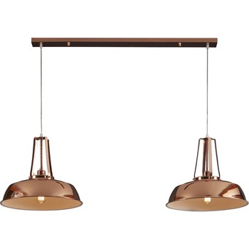 Copper Tone Pear Shaped Hanging Light