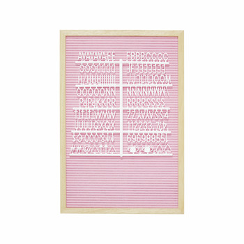 Pink Letter Board
