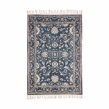 Dark Blue Oriental Rug