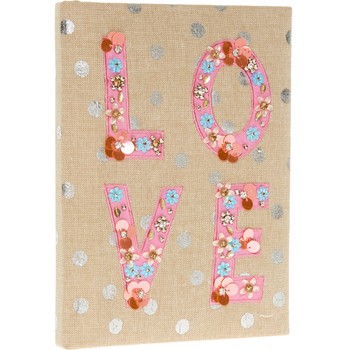 Notizbuch, Love, Beige