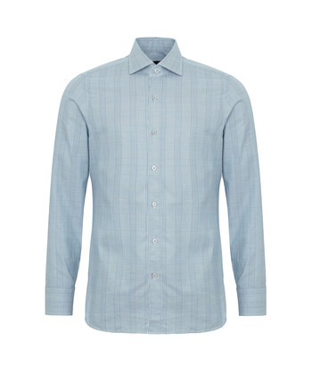 BLUE CHECK SHIRT