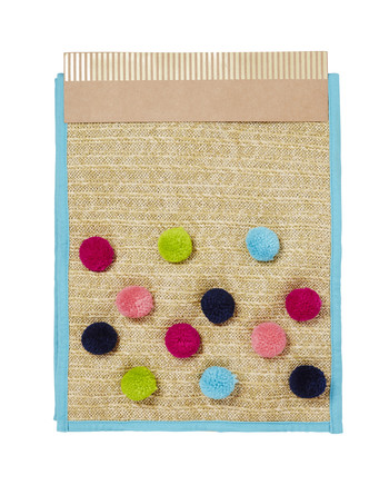 Tischläufer mit Pom Poms