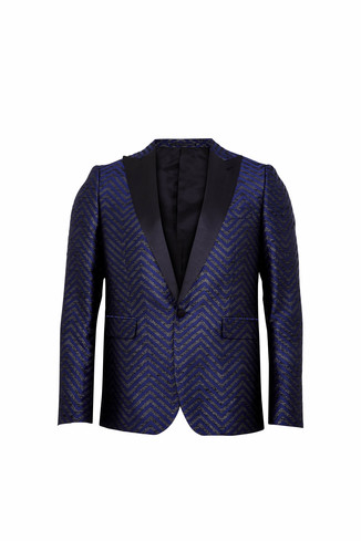 Blue & Black Dinner Jacket