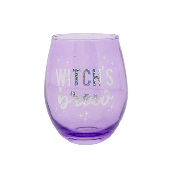 Purple Glass Witches Brew