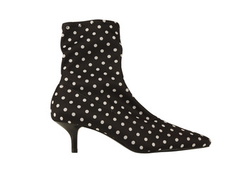 Black & dots boots
