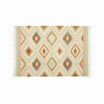 limewash_diamondprintbrownbluebeigerug