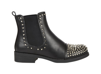 Studded Black Boots