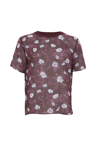 Purple Floral Top