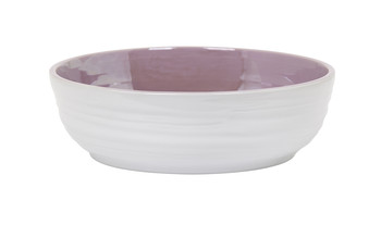 PURPLE & WHITE BOWL