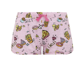 GIRLS FAST FOOD SHORTS