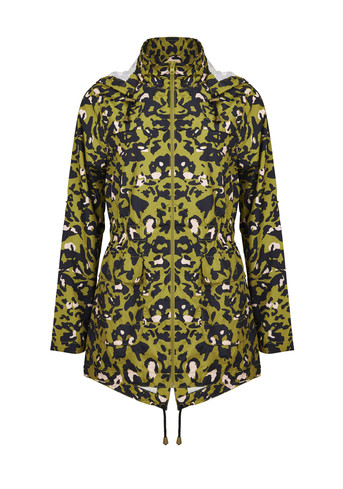 Raincoat Green Pink Camouflage